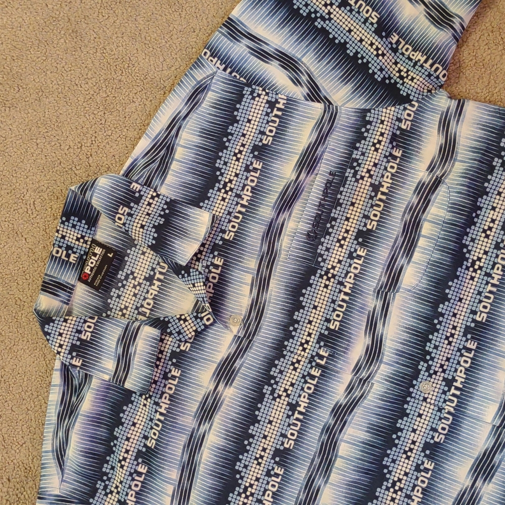 Men's Vintage South Polo Button Up